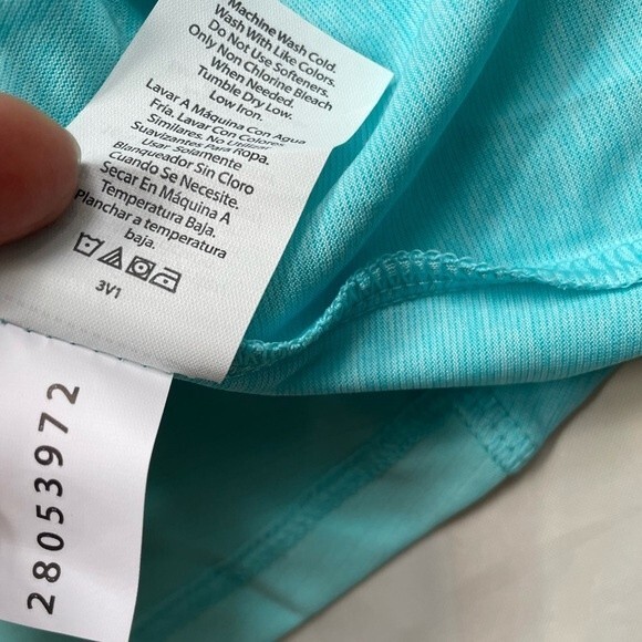 Avia Athletic Tank Top Size M (8-10) Sea foam Blue NWOT - Picture 5 of 9